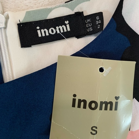 Inomi Women’s Multicolored Print Dress Size Small/2 - Picture 8 of 17